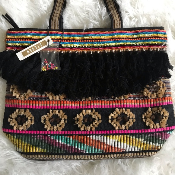 Steven by Steve Madden Jharlo boho multicolor tote - Picture 2 of 7